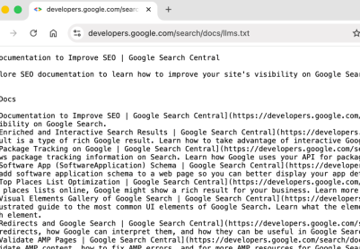 Google 对 LLMs.txt 的态度到底如何？